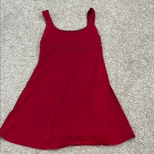 Vintage 90s BCBG Red Sleeveless Dress